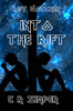 Silhouettes of two teens sitting on opposite sides of a pillar, with a starfield in the background.